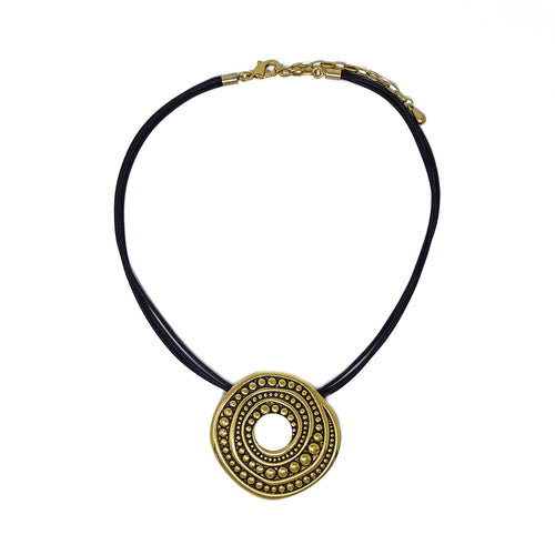 Gold Circle Necklace