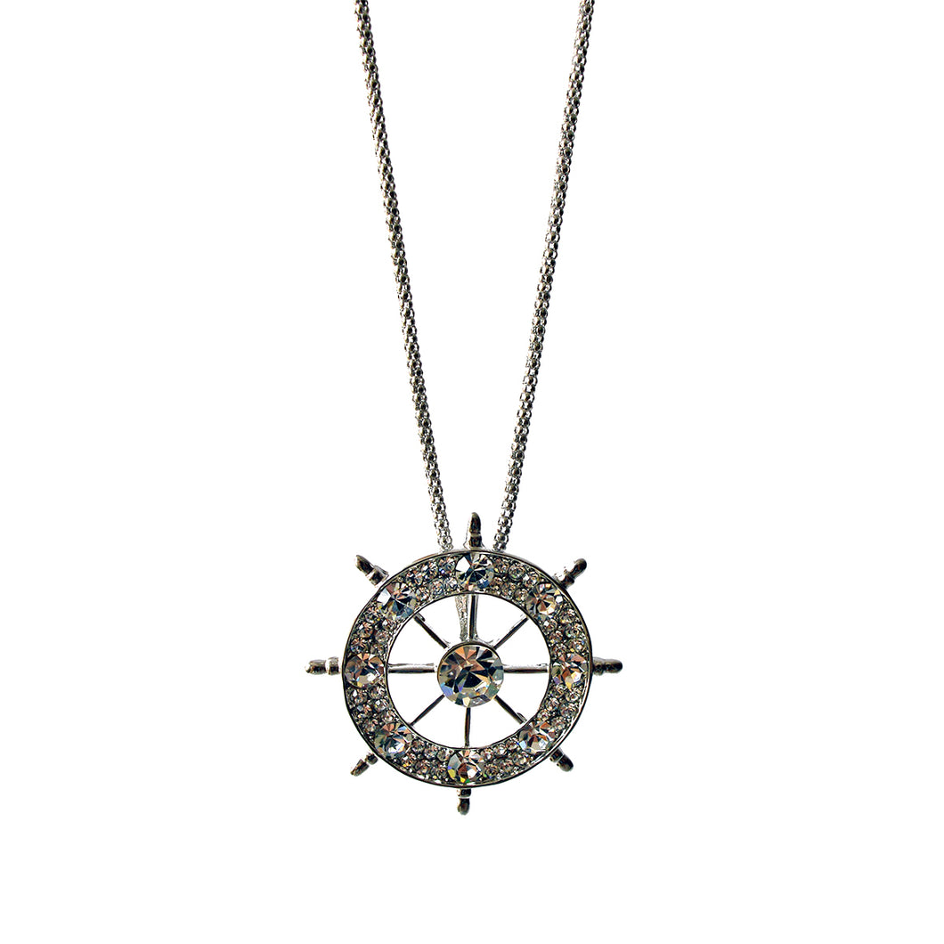 Wheel Pendant Necklace